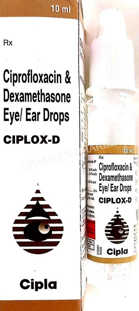 Ciplox D Eye Ear Drops Ciprofloxacin Dexamethasone At Rs 240 Piece