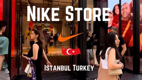 Checking Out The Nike Store In Istanbul Turkey Istiklal Avenue