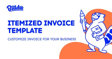 Itemized Invoice Templates Made Easy Free And Editable Billdu