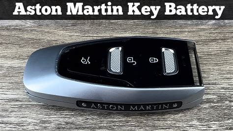 How To Replace Aston Martin Remote Key Fob Battery Diy Change