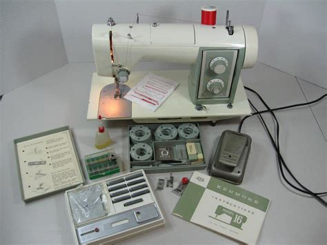 Sears Kenmore Zigzag Sewing Machine Model 158161 Accessories