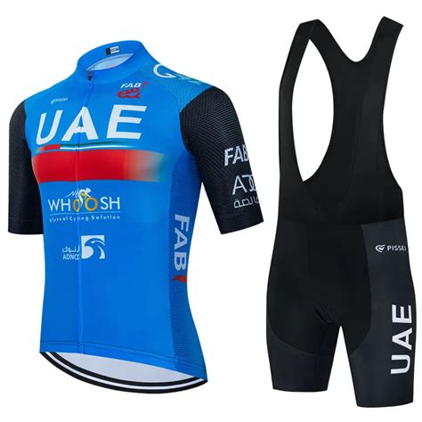 Uae Conjunto Camisa De Ciclismo 2023 Da Equipe Do Homem Manga Curta