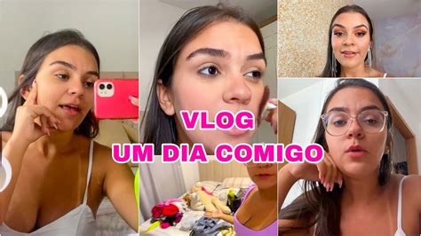 Vlog Minha Rotina Bastidores Academia Arrumando Quarto Make Para