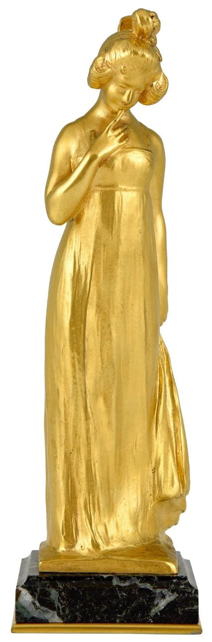 Leo Laporte Blairsy Art Nouveau Bronze Sculpture French Art