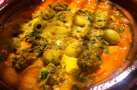 Tajine De Kofta Tagine De Kefta Cuisine Marocaine Image Stock Image