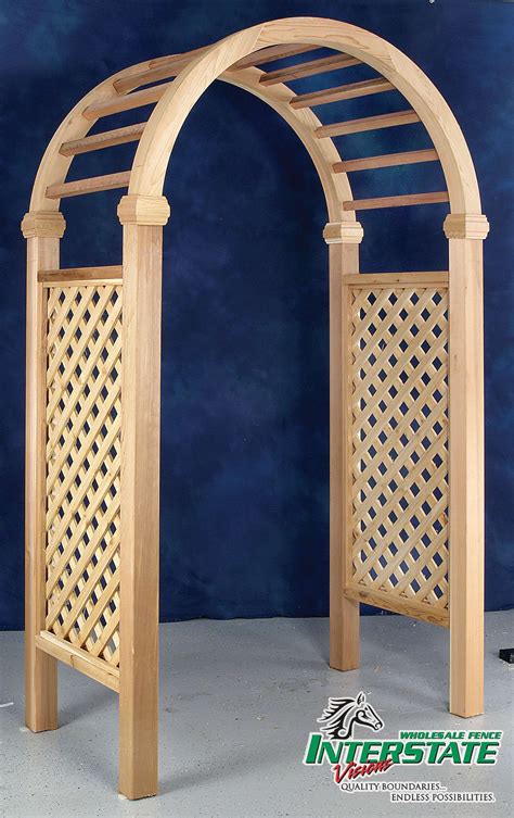 Deluxe Wooden Arbor Interstate Wholesale Fence