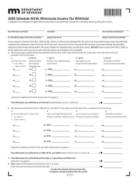 Mn Tax Fill Out Sign Online Dochub