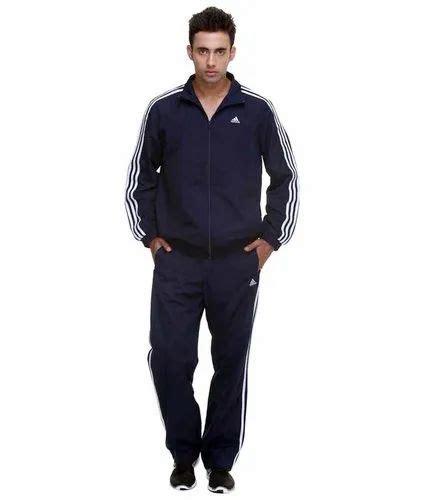 Khvahish Fabrics Black And Blue Mens Tracksuit Model Name Number