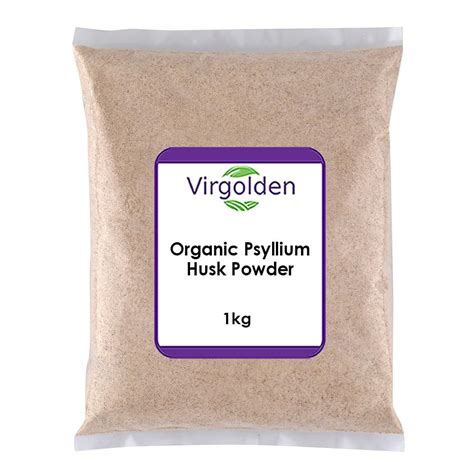 Organic Psyllium Husk Powder 1kg By Virgolden Organic