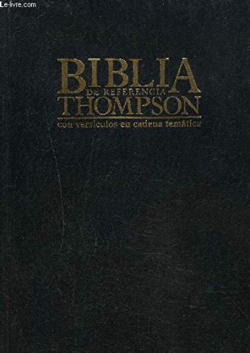 Biblia Thompson De Referencia Con Versiculos En Cadena Tematica