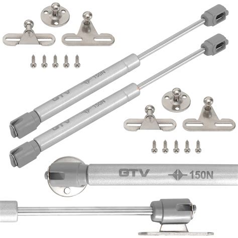 Podnośnik gazowy siłownik meblowy 150N GTV JAKOŚĆ PD G0150 N02 2SZT