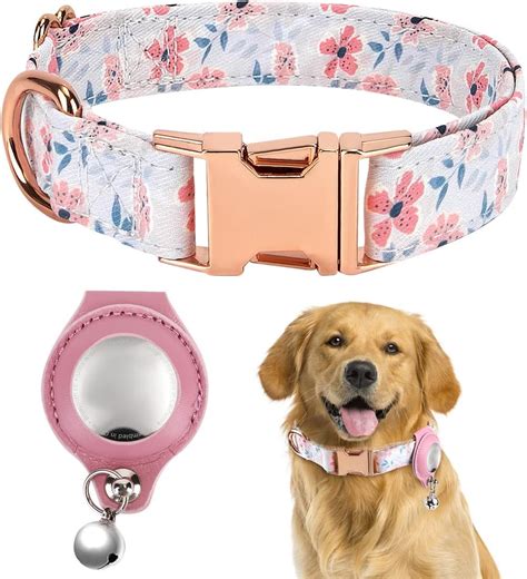 SlowTon Collar De Perro Con Soporte Para AirTag Collars Ajustable Para