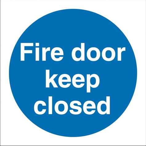 Fire Door Keep Closed Signs - from Key Signs UK