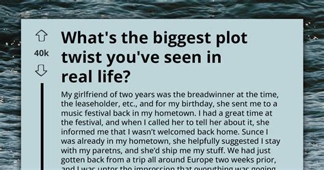 15 Redditors Reveal Their Lifes Biggest Plot Twists That Seem Straight