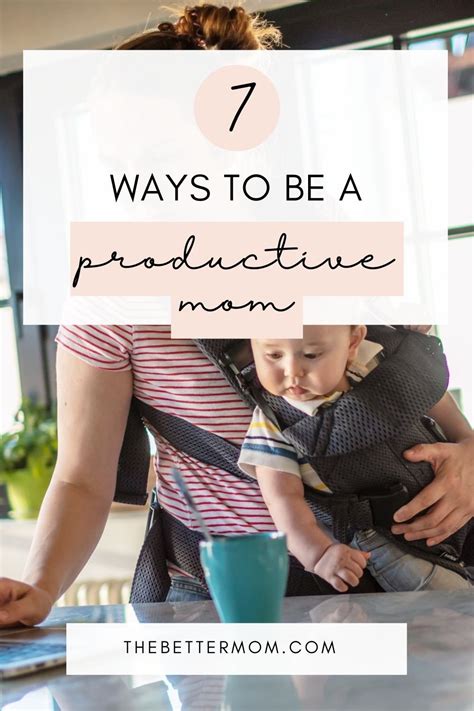 How To Be A Productive Homemaker — The Better Mom