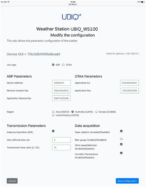 Ubiq Iot Ws Series Ubiq Weather Station User Manual