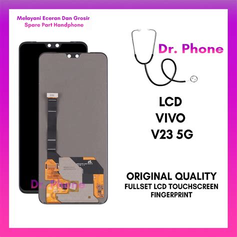 Jual Best Seller LCD Vivo V23 5G Fingerprint Fullset Touchscreen