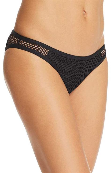 L Space Cosmo Mesh Bikini Bottom Bikini Bottoms Thong Bikini