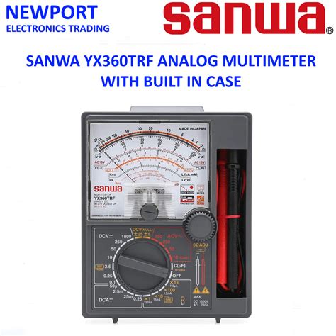 Sanwa Yx360trf Analog Multi Tester With Built In Case Lazada Ph