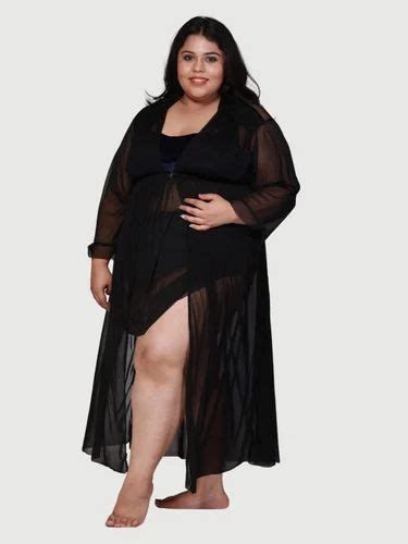 Plus Size Hot Three Piece Velvet Bikini Set With Robe B57N T18N R3K
