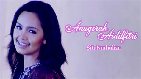 Siti Nurhaliza Anugerah Aidilfitri Official Music Video Youtube