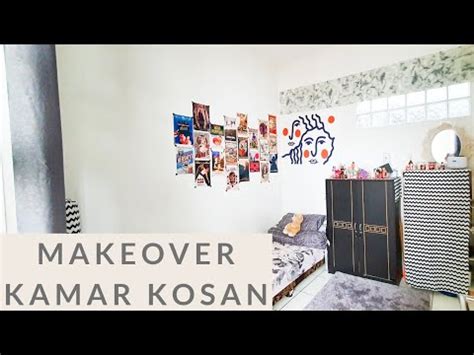 Room Makeover Room Tour Kamar Kos X Tema Monochrome Qilley