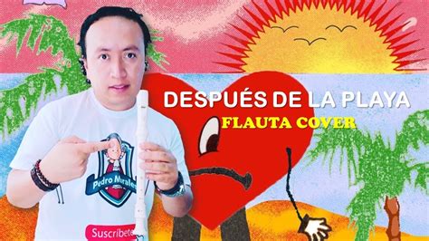 Bad Bunny Después De La Playa Cover con flauta Incluye notas