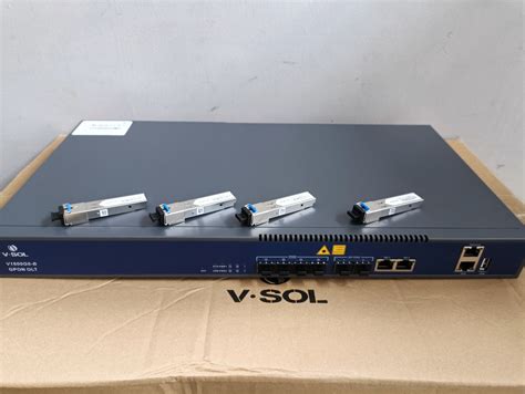 Vsol V1600g0 B 4 Port Gpon Olt With C 9dbm Modules Dual Ac I