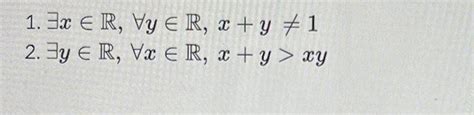 Solved ∃x∈r ∀y∈r X Y 1 ∃y∈r ∀x∈r X Y Xy