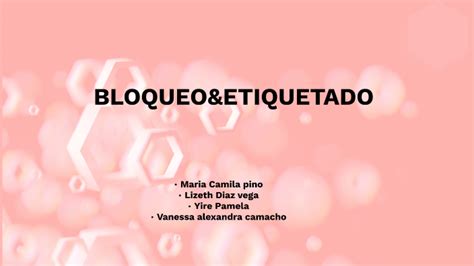 BLOQUEO ETIQUETADO By Camila Pino On Prezi