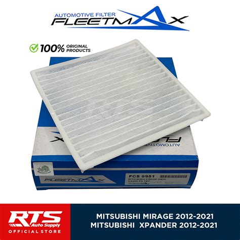 Fleetmax Cabin Aircon Ac Air Filter For Mitsubishi Mirage Xpander