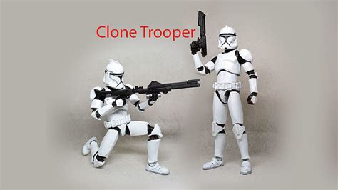 Star Wars Clone Trooper Articulated Action Figure Clonetrooper D Model