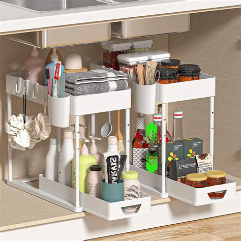 Skyser Organizer Sottolavello Cucina A Livelli Con Ganci