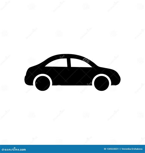 Car Icon. Black Car Sign. Transportation Icon Stock Vector ...