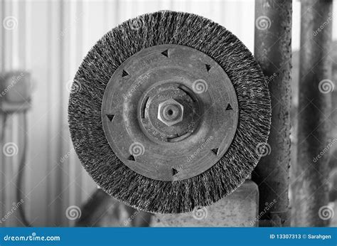 Wire Wheel Stock Image Image Of Danger Wire Removal 13307313