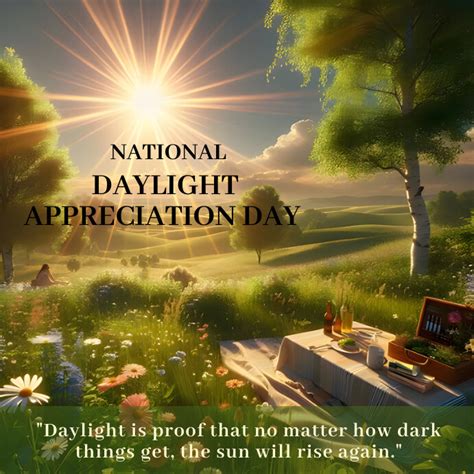 White Joyful National Daylight Appreciation D Template Postermywall