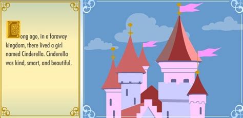 Animated Storytelling Of Cinderella Interactive Elements Of A Story