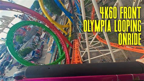 Olympia Looping 4K60 Front Row POV Onride Insane Longest Mobile