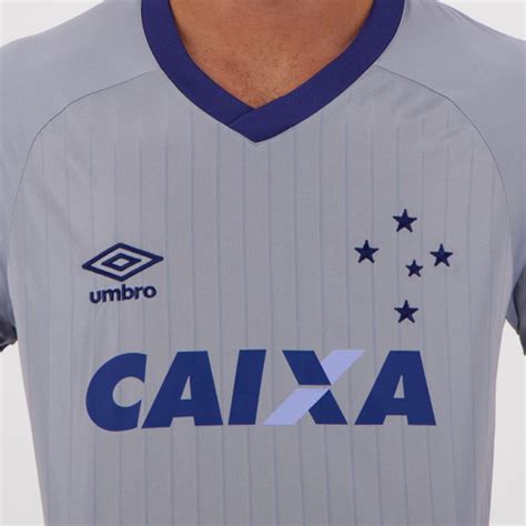 Camisa Cruzeiro Iii Umbro Masculina Prata Em Promo O Ofertas