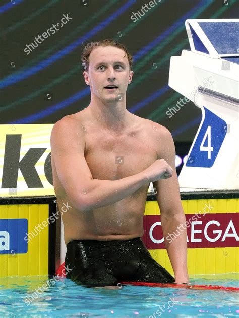 Elijah Winnington Aus Gold Medallist On Editorial Stock Photo Stock