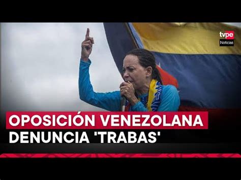 Video Venezuela Mar A Corina Machado Denuncia Trabas Para