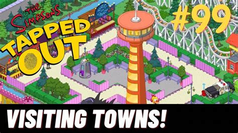 The Simpsons Tapped Out Visiting Your Towns Revealing Big Plans