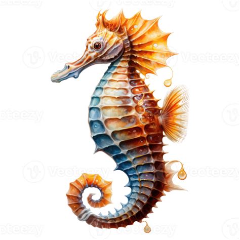 Seahorse Isolated On Transparent Background Ai Generated 27246847 Png