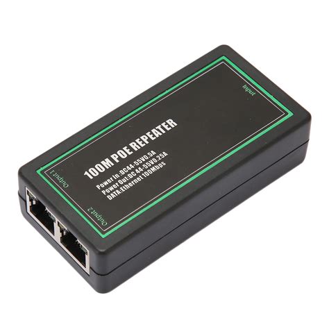 POE Extender Standard Gigabit Monitoring Signal Repeater Splitter For