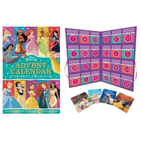 Disney Princess Storybook Collection Advent Calendar 24 Books Igloo