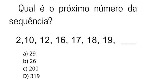 Voc Consegue Responder Essa Quest O De Sequ Ncia L Gica Que A Maioria