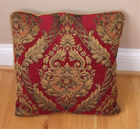 Croscill Home Imperial Pillow 16 Square Burgundy Gold Pillows Burgundy And Gold Throw Pillows