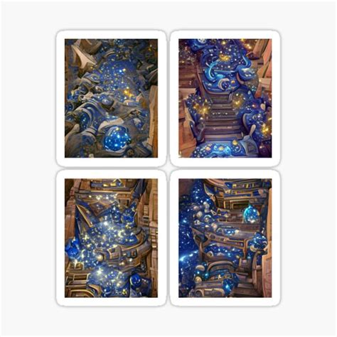 Starry Night Through The Roof Sticker Pack Sticker For Sale By