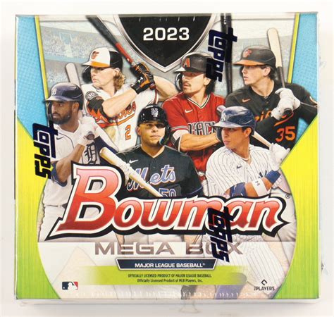 2023 Bowman Baseball Mega Box With 6 Packs Pristine Auction