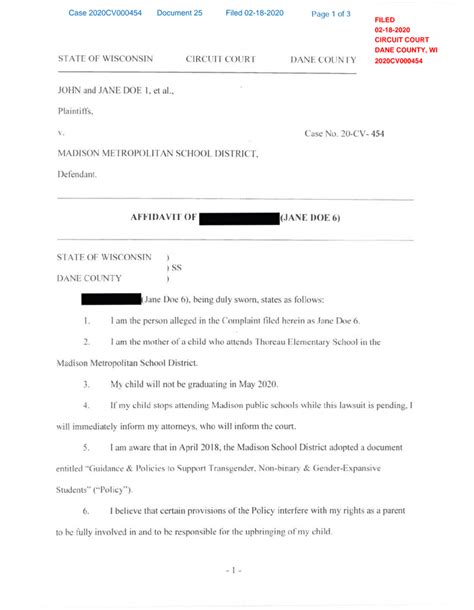 Affidavit Of Jane Doe 6 Documentcloud